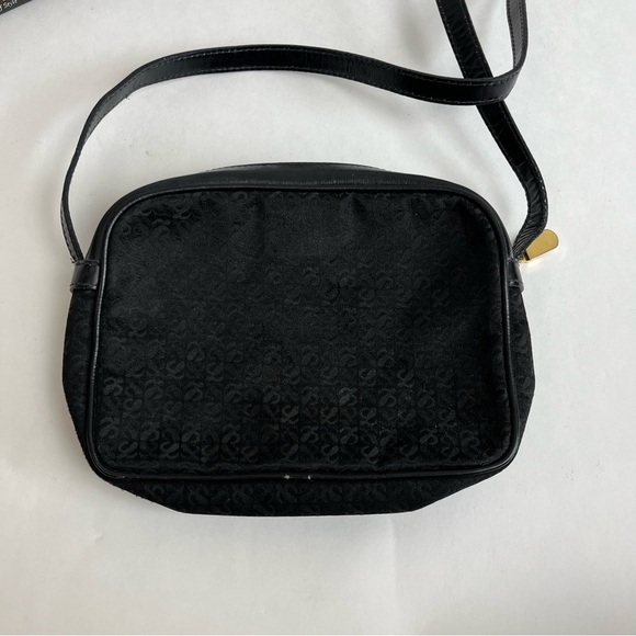 Vintage Loewe Handbag Canvas Leather Anagram Camera Bag Crossbody - Picture 11 of 16